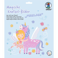 Magische Kratzelbilder Feenland, 4er Set