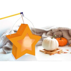 Laternen Bastelset Twinkle Star Neon
