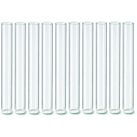 Reagenzglas/Glasröhrchen mit Flachboden, 30 x 150 mm, 10 Stück