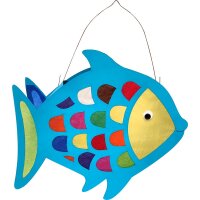 Laternen Bastelset Fisch von Prell, 1 Stück vorgestanzt