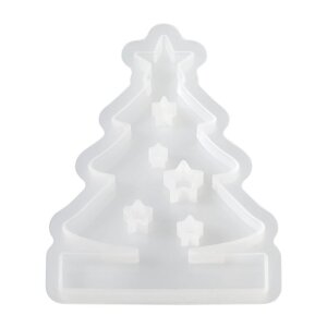 Silikongießform Tannenbaum, 11,5 x 7,3 cm