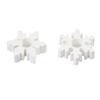 Silikongießform Kerzenhalter Schneeflocke, ca. 6,5 cm