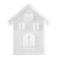 Silikongießform Haus, 14,5 x 9,5 cm