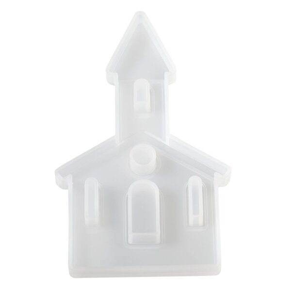 Silikongießform Kirche, 16 x 9 cm