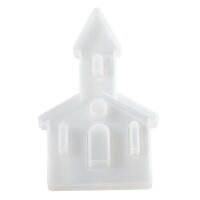 Silikongießform Kirche, 16 x 9 cm