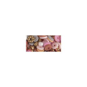 Heishi Perlen Set aus Polymer-Ton