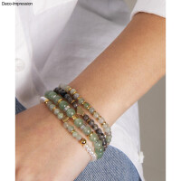 Halbedelsteinperlen Afrikanische Jade, ø 4mm, SB-Btl. 40Stück