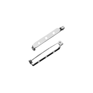 Broschennadel mit Steg und SV, 38mm, SB-Btl 4Stück,...