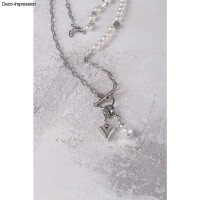 Metall Charms Herz + Doppelherz