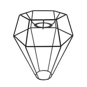Metall Lampenschirm Rahmen, 20cm ø, 24cm, Diamant,...