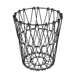 Metall Flexi Korb, 32cm ø, faltbar, schwarz...