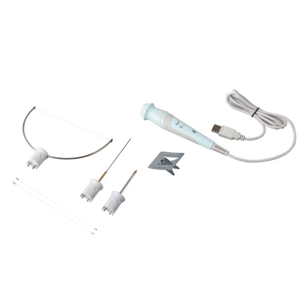 Thermoschneider für Styropor, 3in1, 3 versch. Aufsätze, Box 1Set