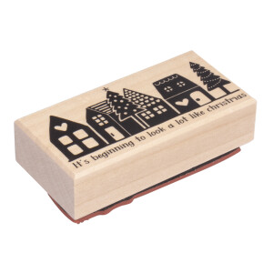 Stempel Little town, 4x8cm