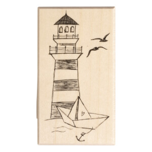 Stempel Leuchtturm, 5x9cm