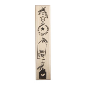 Stempel Merry Xmas, 2x10cm
