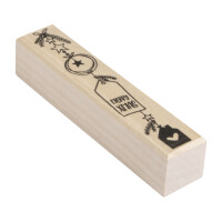 Stempel Merry Xmas, 2x10cm