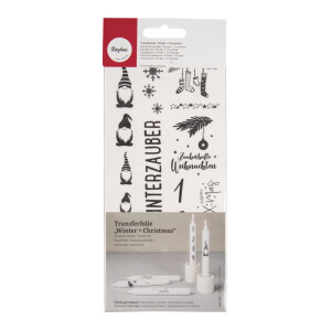 Transferfolie Winter + Christmas, verschiedene Designs,...