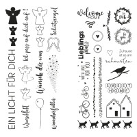 Transferfolie Home + Schutzengel, verschiedene Designs, SB-Btl. 2Bogen
