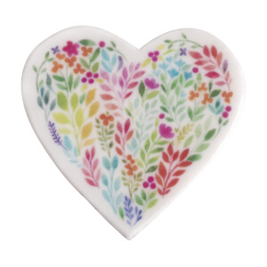 Wachsmotiv Florales Herz, 5,5cm ø, SB-Btl....