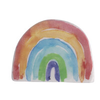 Wachsmotiv Regenbogen, 5x3,8cm, SB-Btl. 1Stück, regenbogen