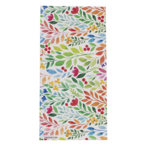 Wachsfolie Blumenwiese, 20x10cm, SB-Btl. 1Stück, bunt