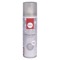 Glimmerspray, plastikfrei, auf Wasserbasis, Dose 150ml, silber