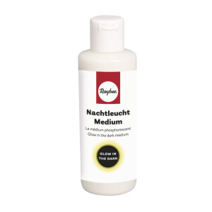 Glow in the Dark Medium, Flasche 80ml, lichtgelb