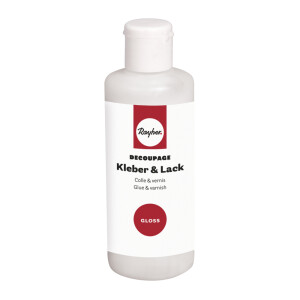 Decoupage Kleber&Lack gloss, Flasche 80ml