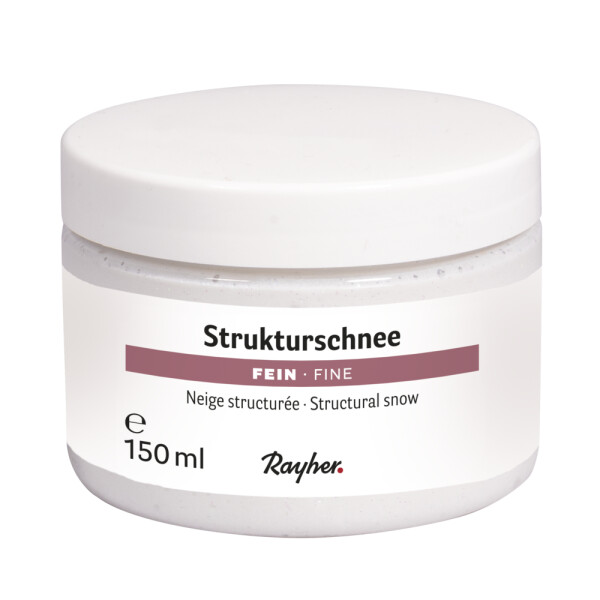 Strukturschnee fein, mit Eis-Effekt, Dose 150ml, schneeweiß