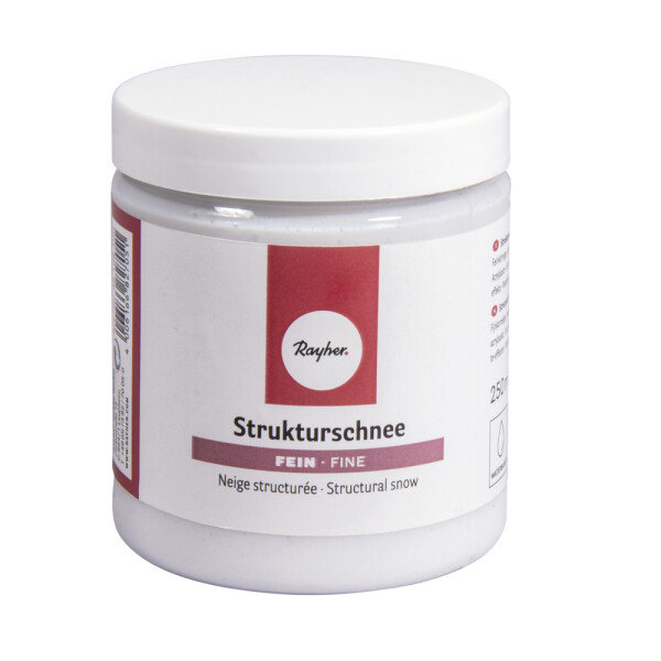Strukturschnee fein, mit Eis-Effekt, Dose 250ml, schneeweiß