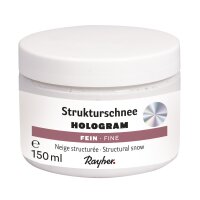 Strukturschnee fein Hologramm, mit Eis-Effekt, Dose 150ml, schneeweiß