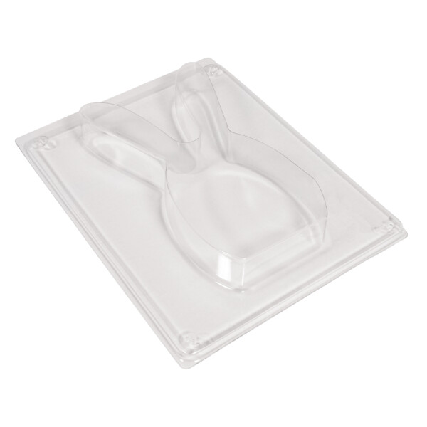 PET Gießform Häschen, Motiv: 12,3x6,8cm, Tiefe bis 1,8cm