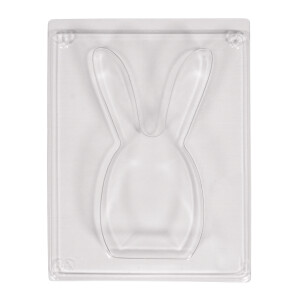 PET Gießform Häschen, Motiv: 12,3x6,8cm, Tiefe...