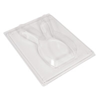 PET Gießform Häschen, Motiv: 12,3x6,8cm, Tiefe bis 1,8cm