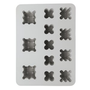 Silikon Gie&szlig;form Bubble Kerzen, 24,4x18x5cm, 12 Formen, SB-Box 1St&uuml;ck