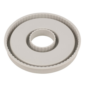 Silikon Gießform Untersetzer Ring, geriffelt,...