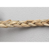 Schilfgras Band, 3fach geflochten, 10m, 1cm breit, natur, Bündel 1Stück