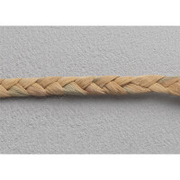 Wasserhyazinthen Band, 3fach geflochten, 9,5m, 1,2cm breit, natur, Bündel 1Stück