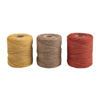 Makramee Garn, sortiert, 1mm ø