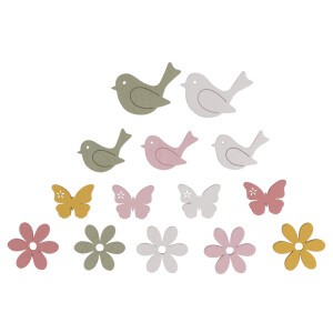 Holz Streuteile Birdy, FSC Mix Credit, 2,9-5cm, +...