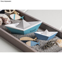 Holz Streuteile Fische, FSC Mix Credit, 4-6cm, sortiert, SB-Btl. 16Stück, natur