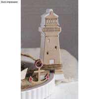 Furnierholz Boote, Leuchtturm&Co., 1,5-9cm, Stärke 1mm, SB-Btl. 14Stück, natur