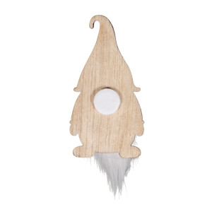Holz Streuteile Wichtel, FSC 100%, 2,3x4,5cm, m....