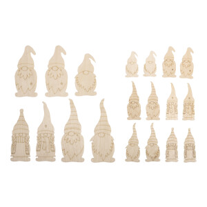 Furnierholz Wichtelfamilie, 3,6-9cm, Stärke 1mm,...