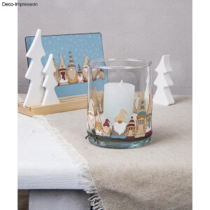Furnierholzleiste Wichtelfamilie, je 2x9,2x5,4+13,2x5,4cm, SB-Btl. 4St&uuml;ck, natur