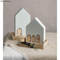 Holz Streuteile Nordic, FSC Mix Credit, 3,5-4,2cm, sortiert, SB-Btl. 12Stück, natur