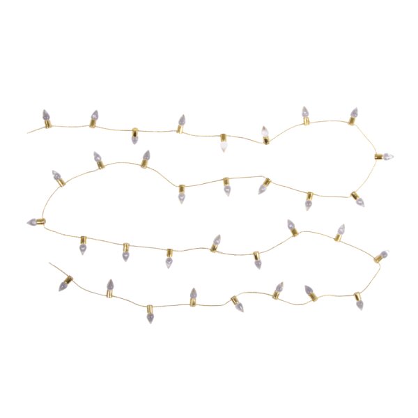 Deko Mini Lichterkette, Länge 1m, ca 35 Lämpchen, SB-Btl. 1Stück