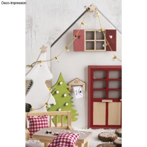 Deko Mini Lichterkette, L&auml;nge 1m, ca 35 L&auml;mpchen, SB-Btl. 1St&uuml;ck