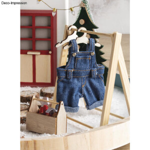 Mini Jeans Latzhose, 9,5cm, SB-Btl. 1St&uuml;ck