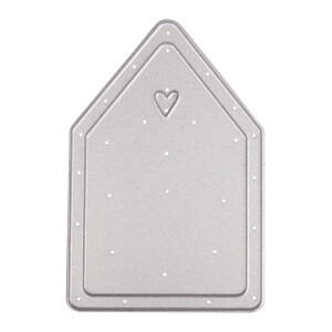 Stanzschablone Häuser, 5,8x8,6cm, 1-tlg., SB-Btl.